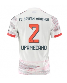 Bayern Munich Dayot Upamecano #2 Maglia Gara Trasferta Repliche 2025-26 Maniche Corte